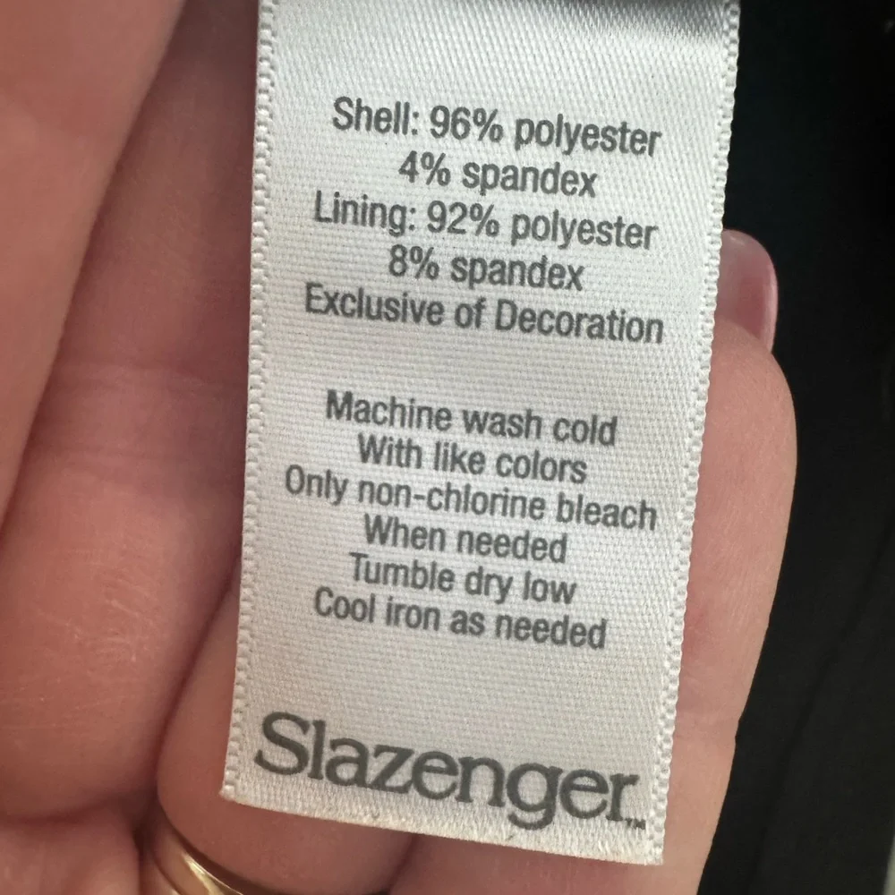 Slazenger Women's Black Skater Skirt - Picture 6 of 6